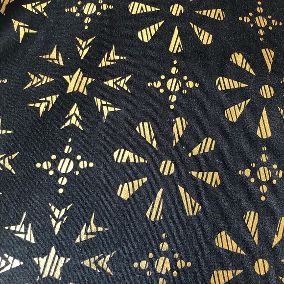 LuLaRoe Elegant Metallic Flower Carly Dress - Picture 2 of 4